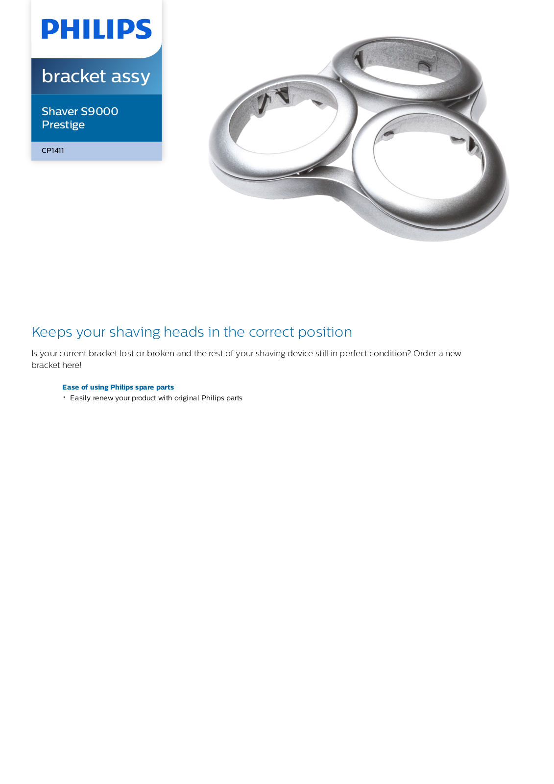 Philips CP1411/01 leaflet - ManualMachine.com
