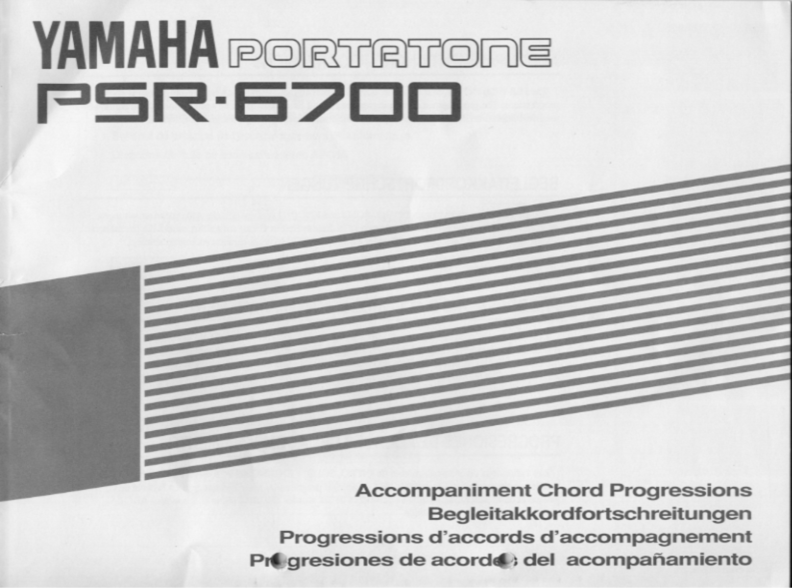 Yamaha PSR-6700E3 User Manual