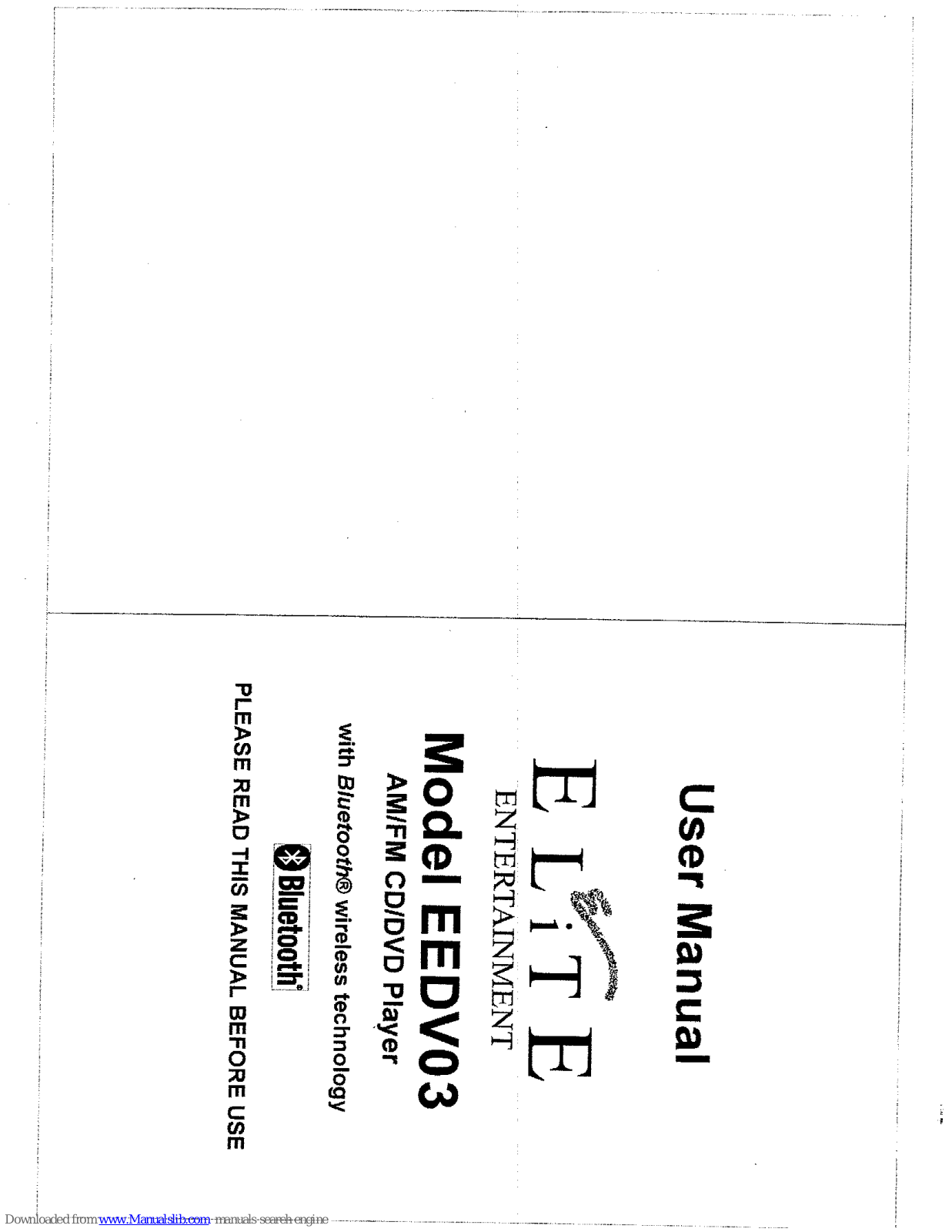 Elite EEDV03 User Manual - ManualMachine.com