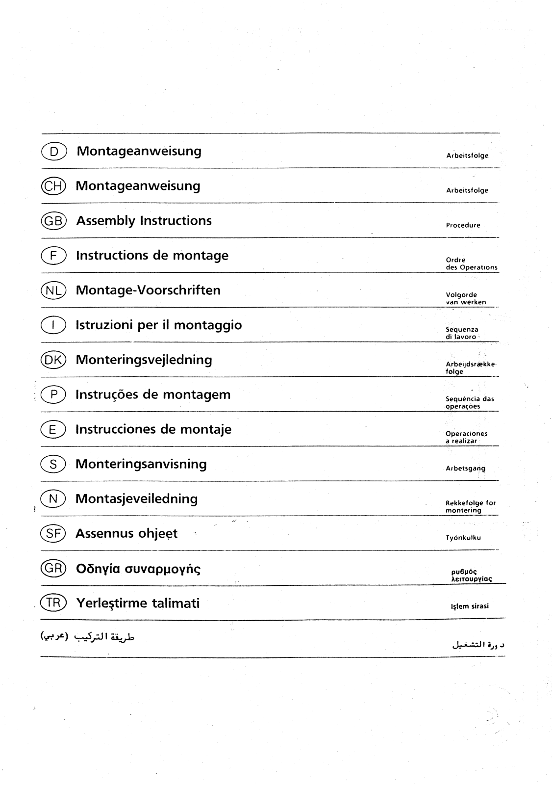 Smeg E601LS Installation manual