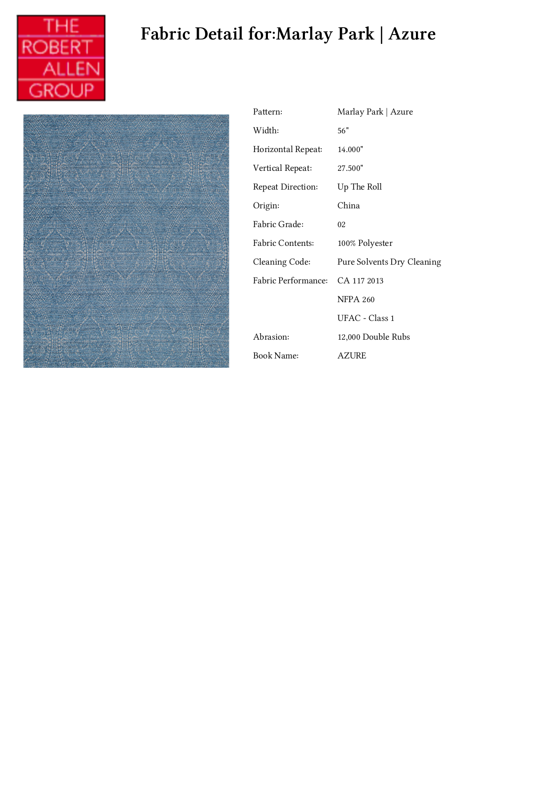 Robert Allen RALF1983 Specifications - ManualMachine.com