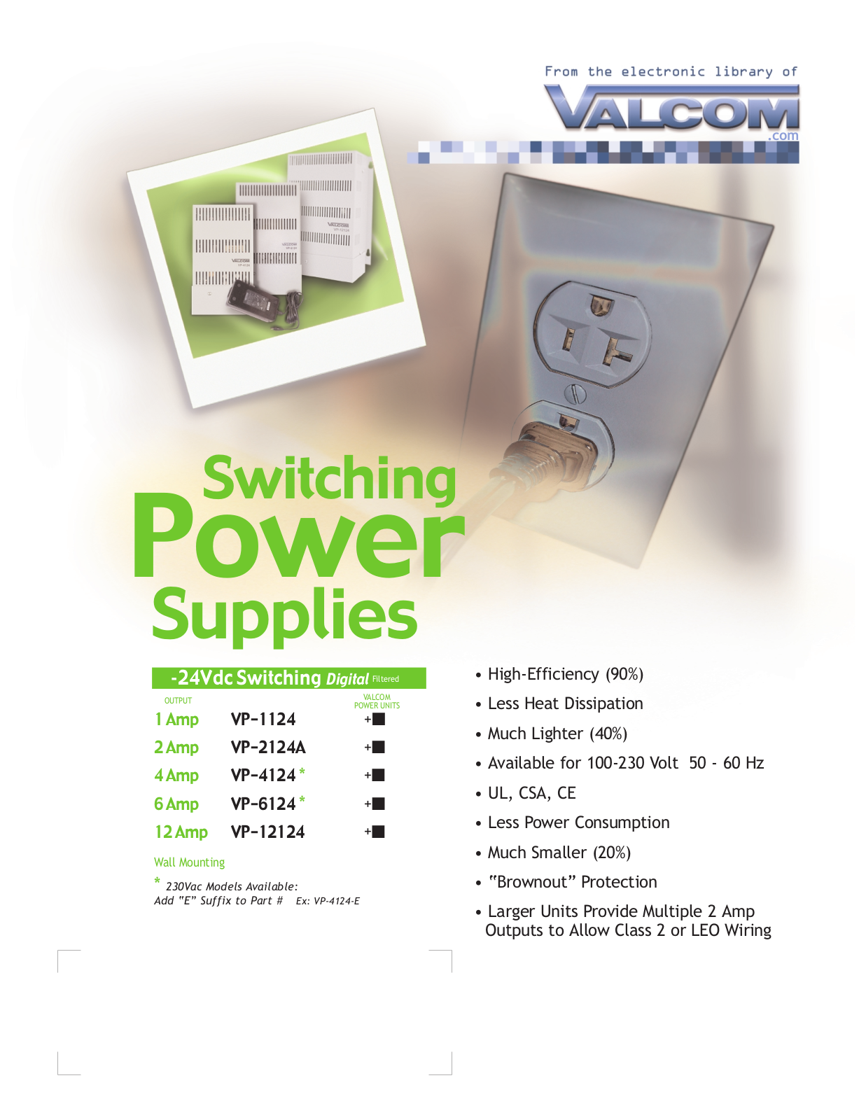 Valcom VP-1124 Service Manual