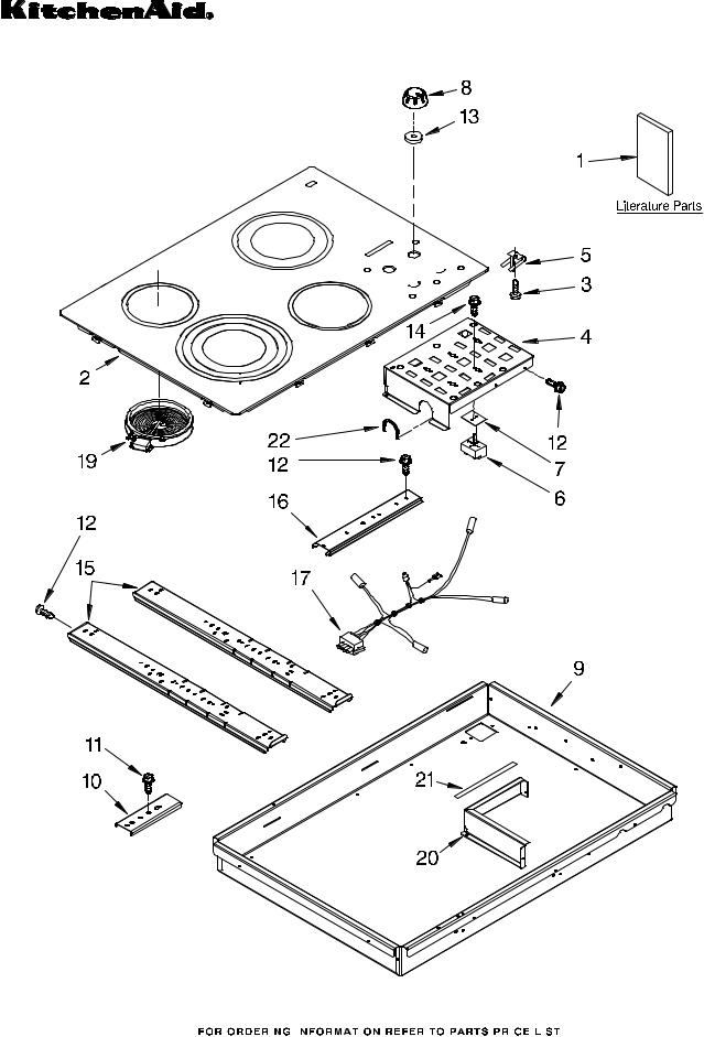 KitchenAid KECC506RBL05 Parts List