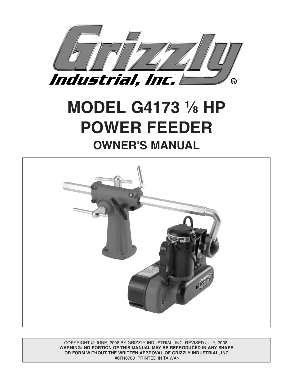 Grizzly HP User Manual