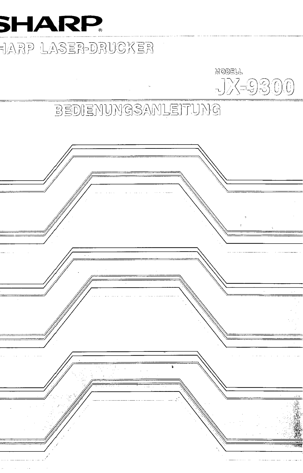 Sharp JX-9300 User Manual