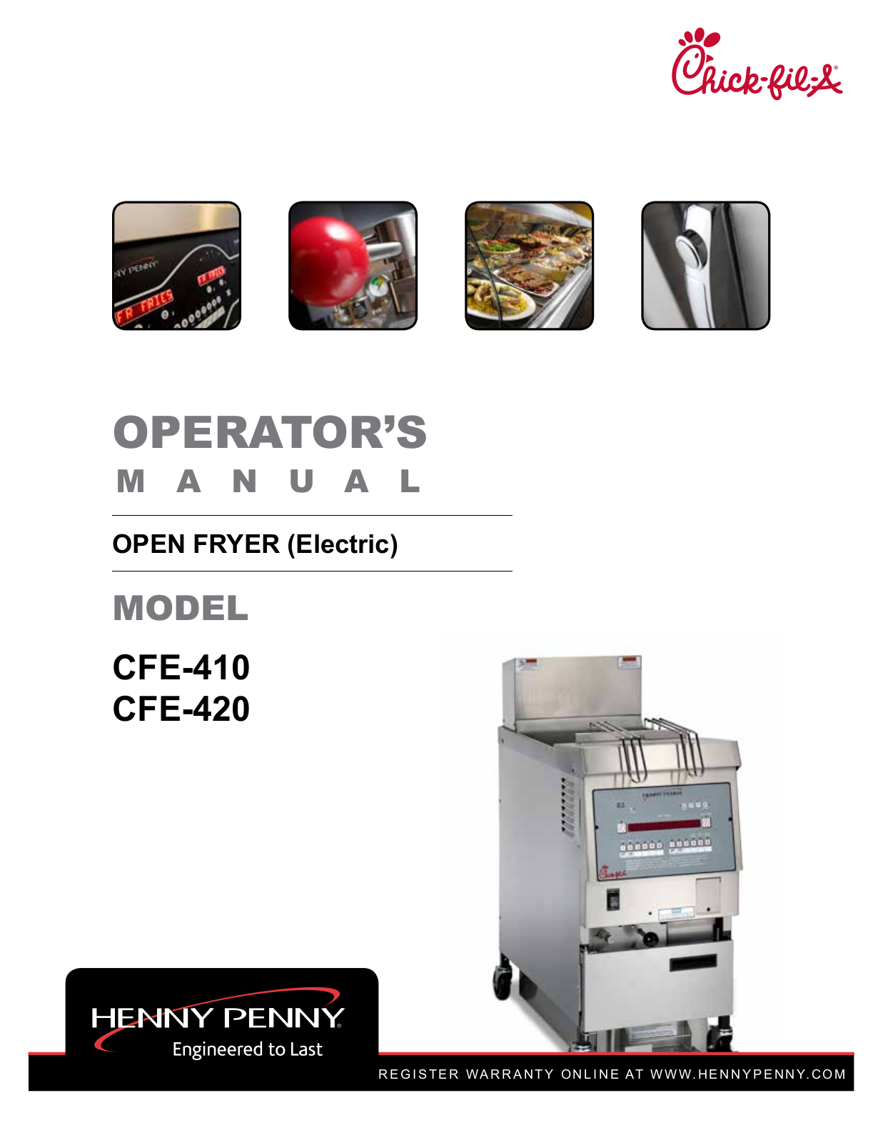 Henny Penny CFE-410 User Manual