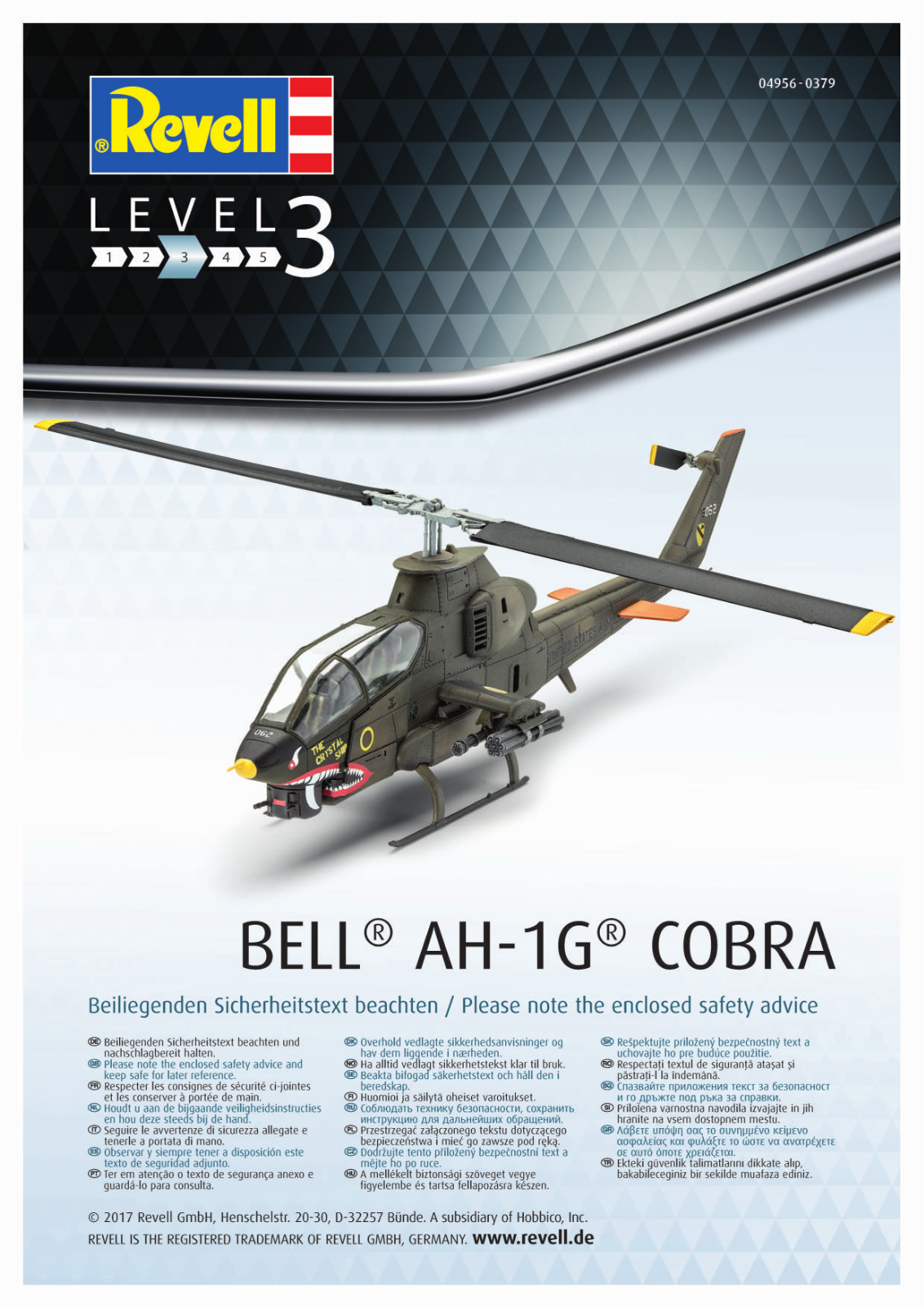 Revell AH-1G Cobra User Manual