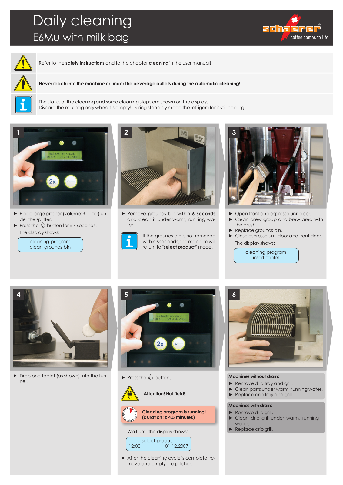 Schaerer E6Mu User Manual