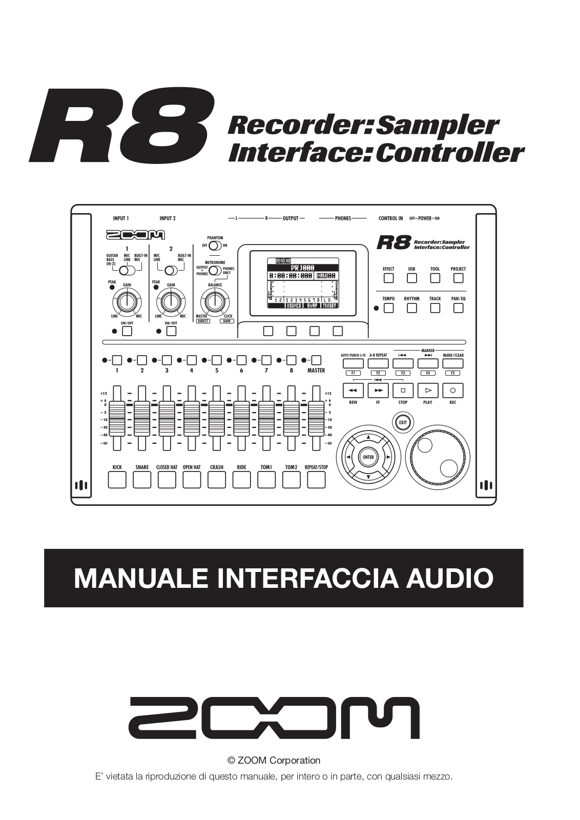 Zoom R8AI User Manual