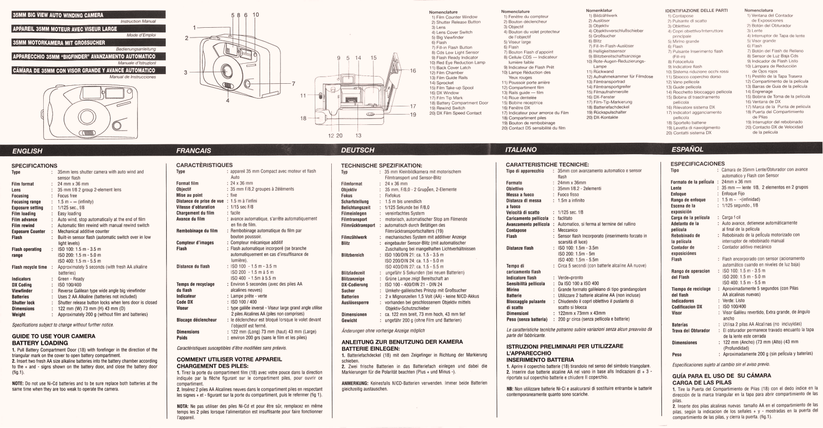 Concord 170BV User Manual