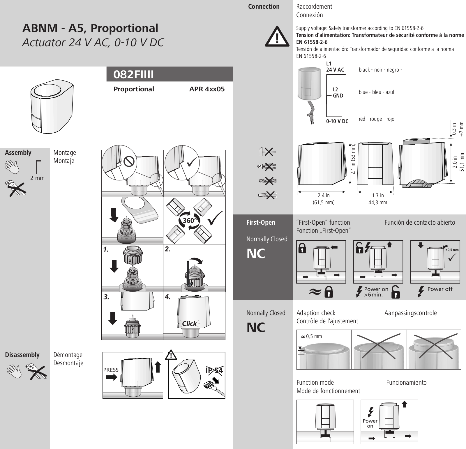 Danfoss ABNM - A5 Installation guide