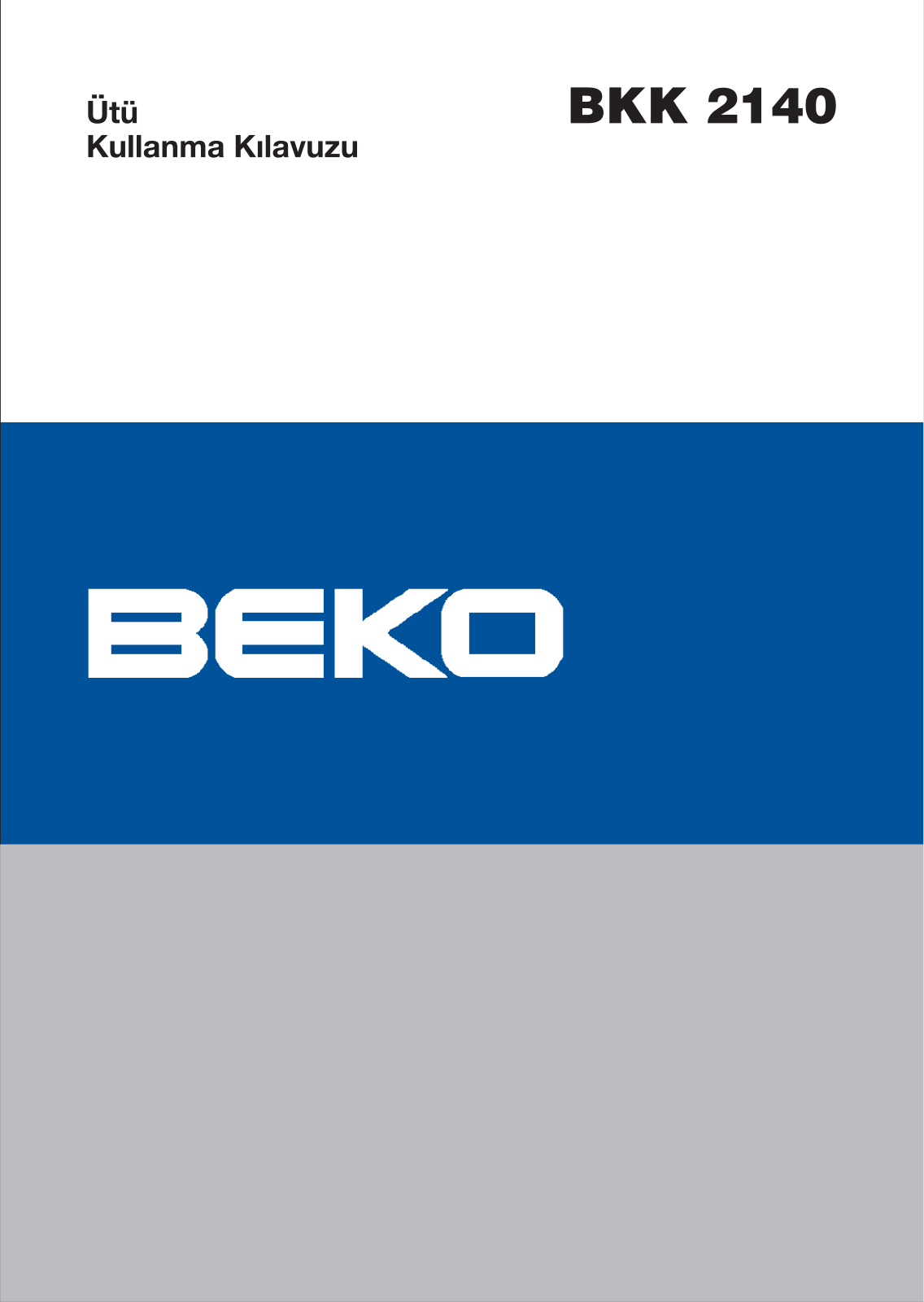 Beko BKK 2140 User Manual