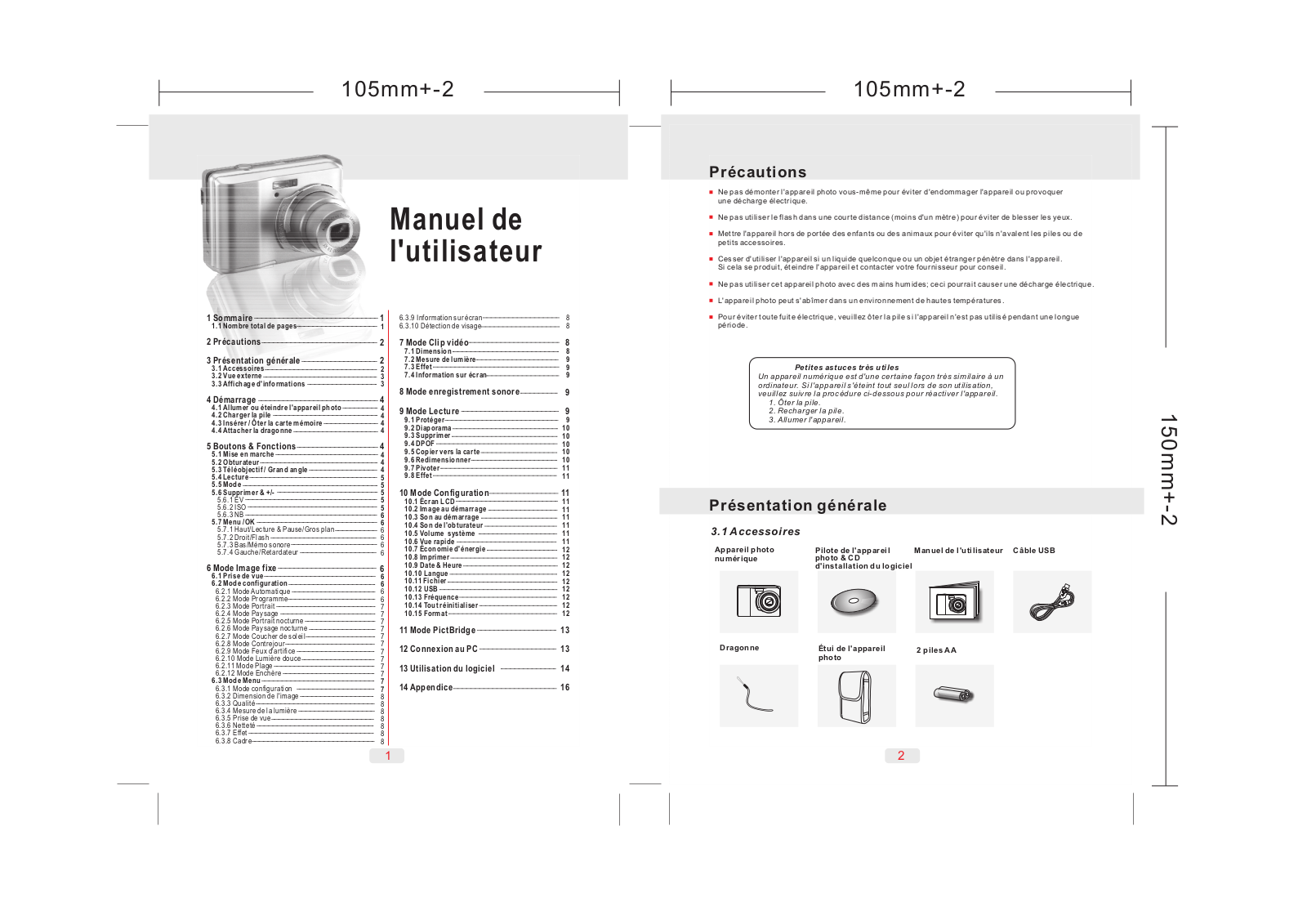 FERRANIA SD-820 User Manual