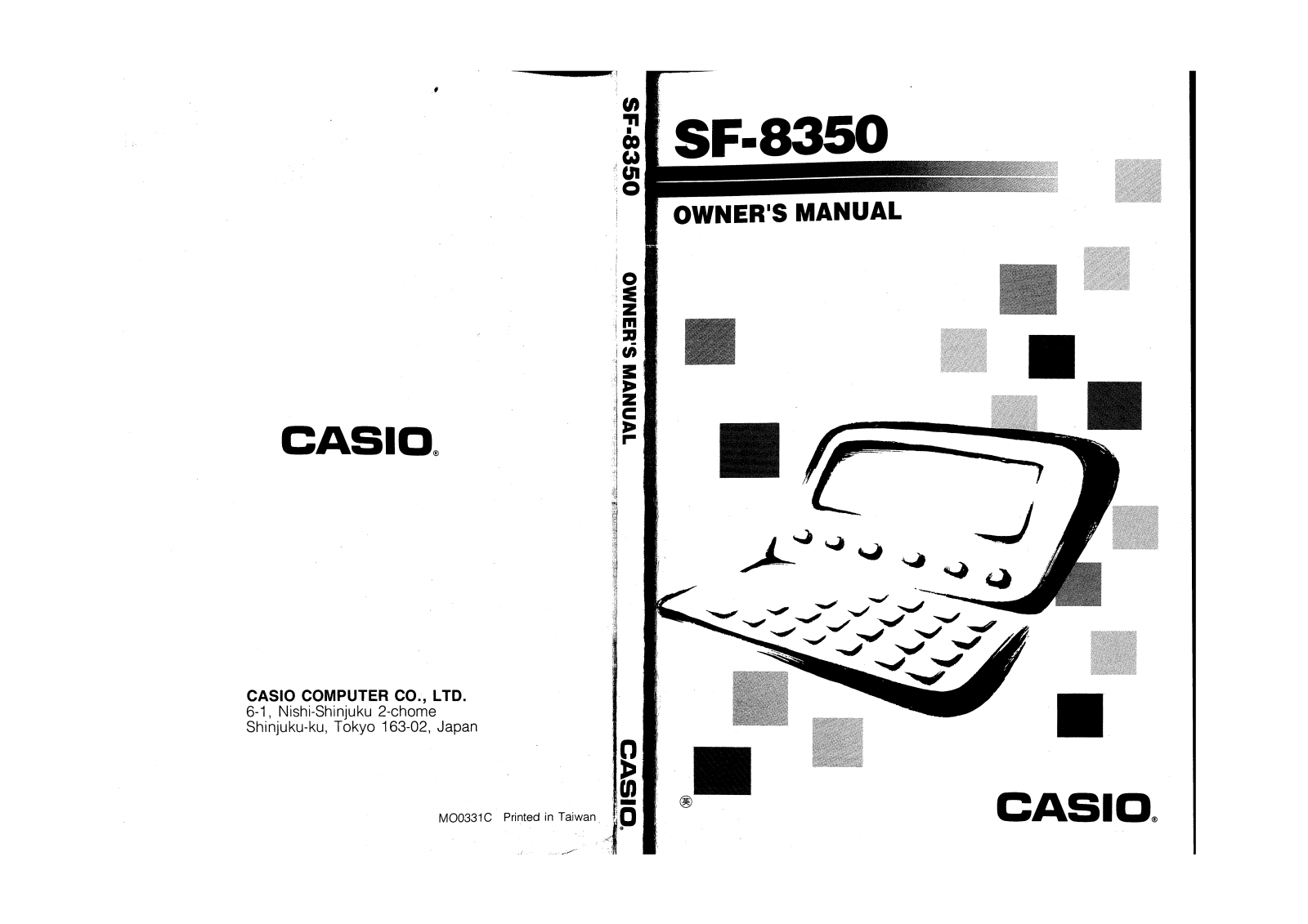 CASIO SF-8350 User Manual