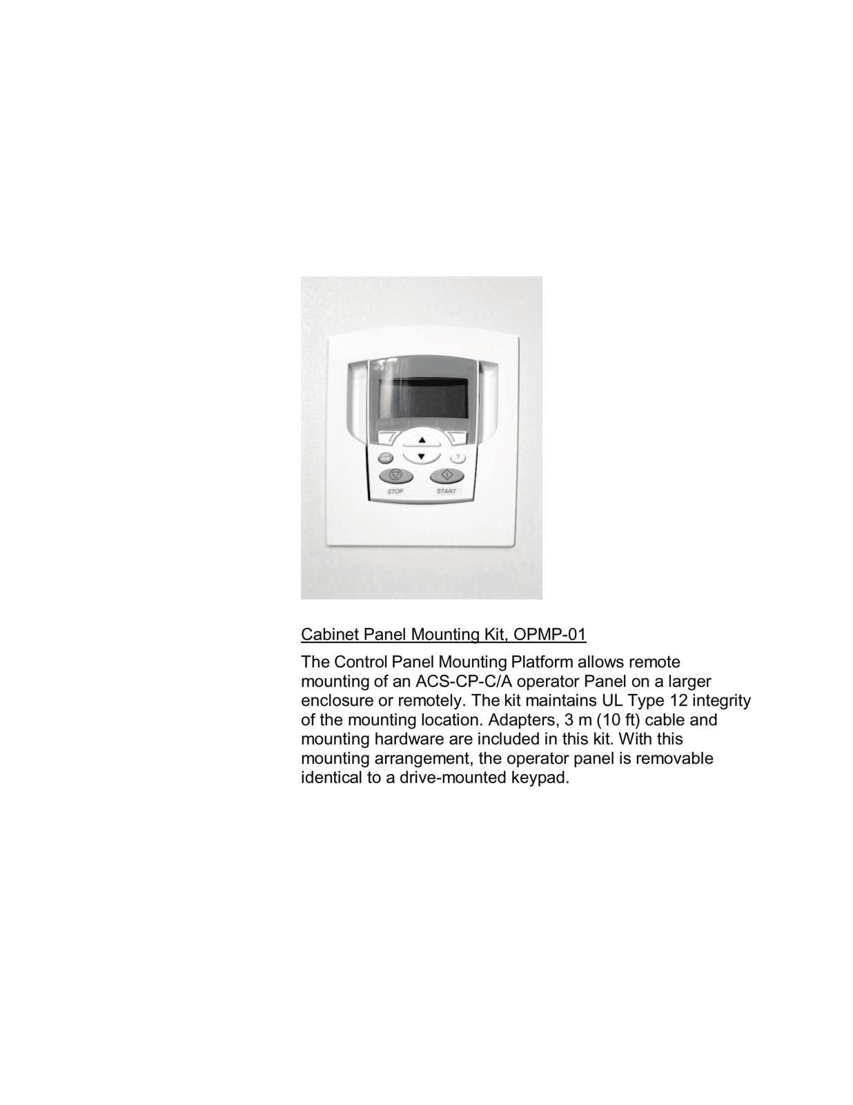 ABB OPMP-01 Data Sheet