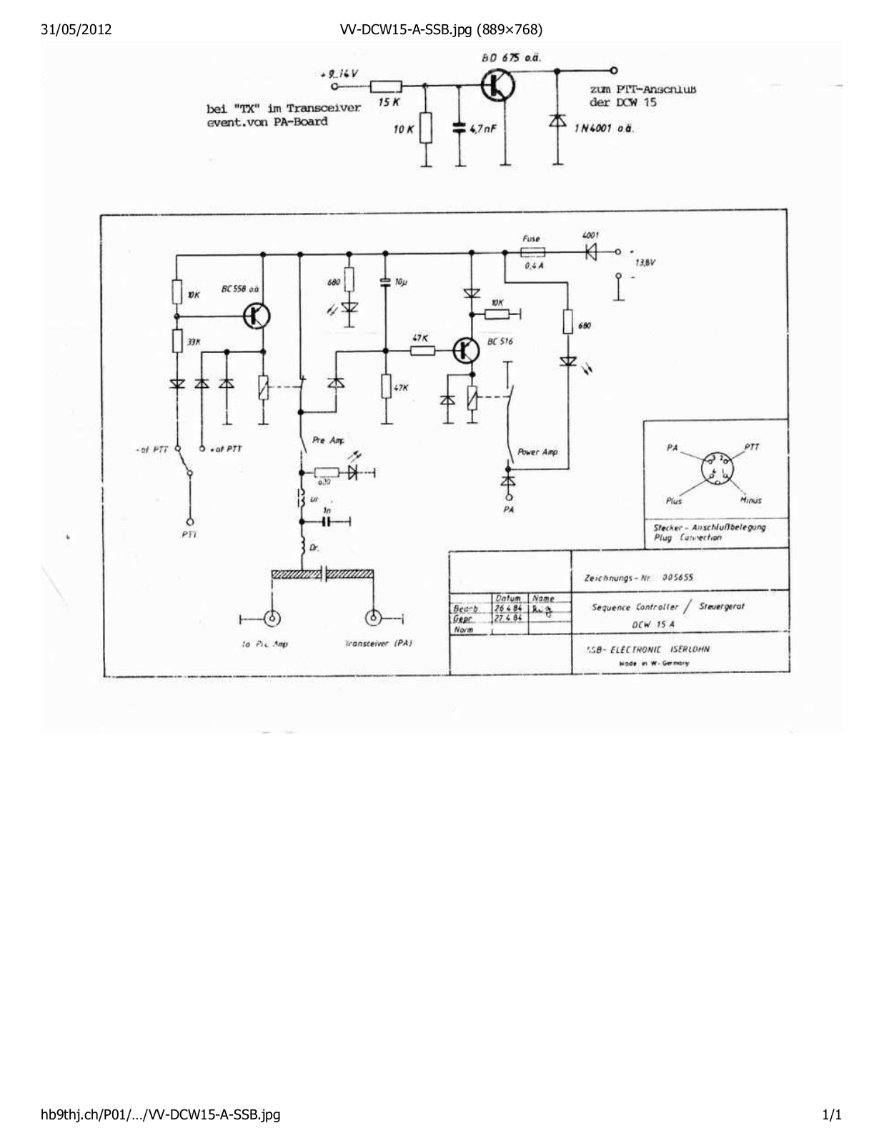 SSB-Electronic DCW-15A Schematics - ManualMachine.com