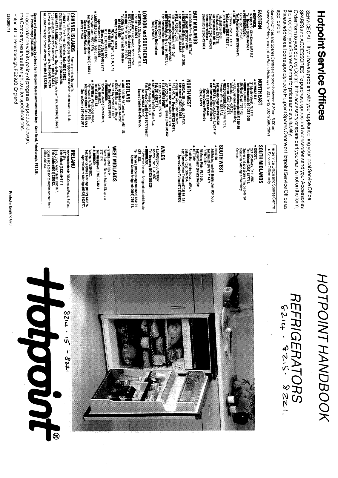 Hotpoint 8215 User Manual