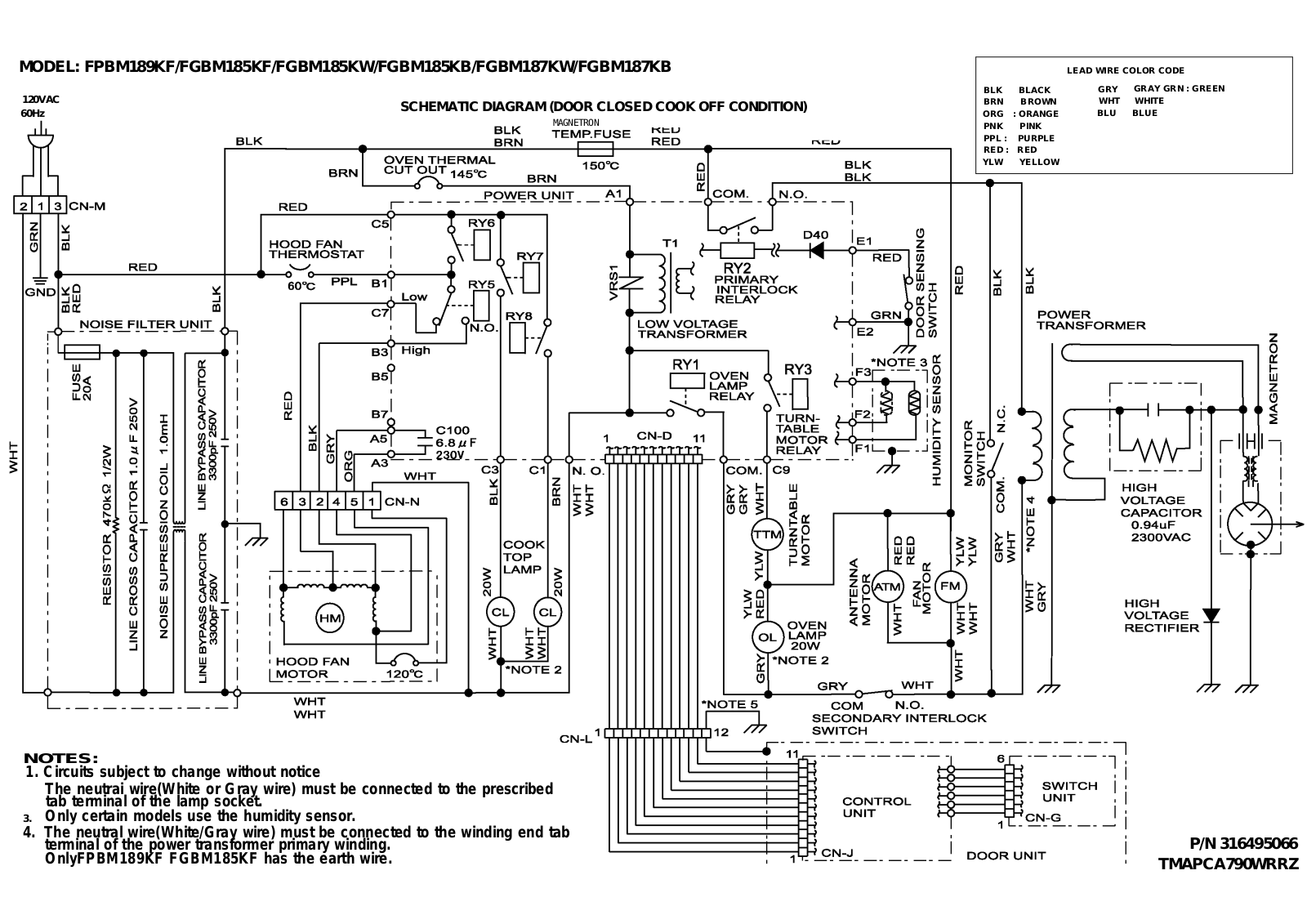 FRIGIDAIRE FPBM189KF User Manual