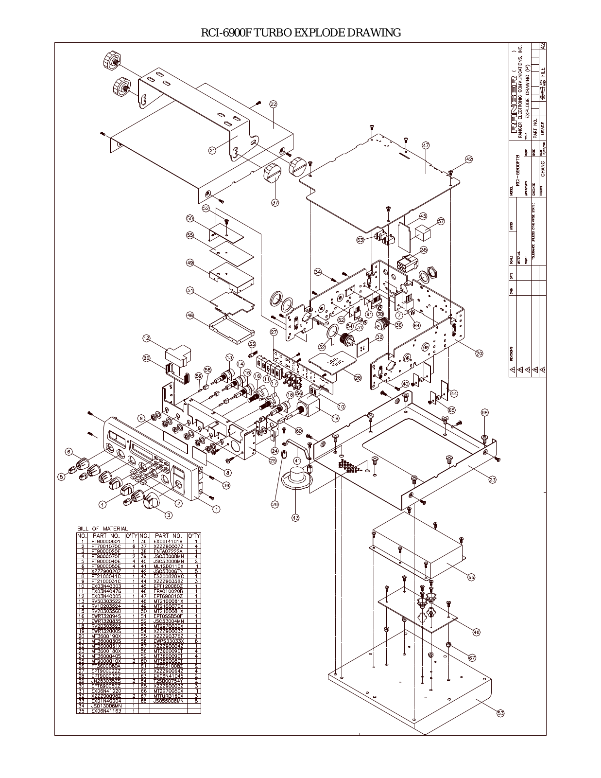 Ranger RCI6900 F150 User Manual