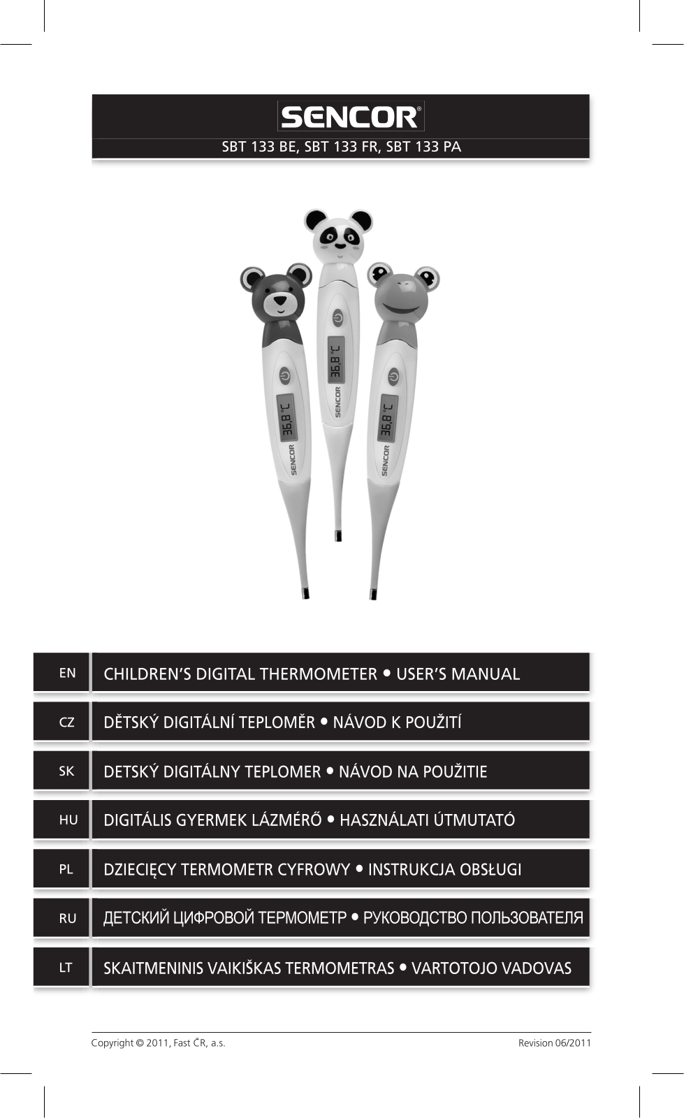 Sencor SBT 133 User Manual