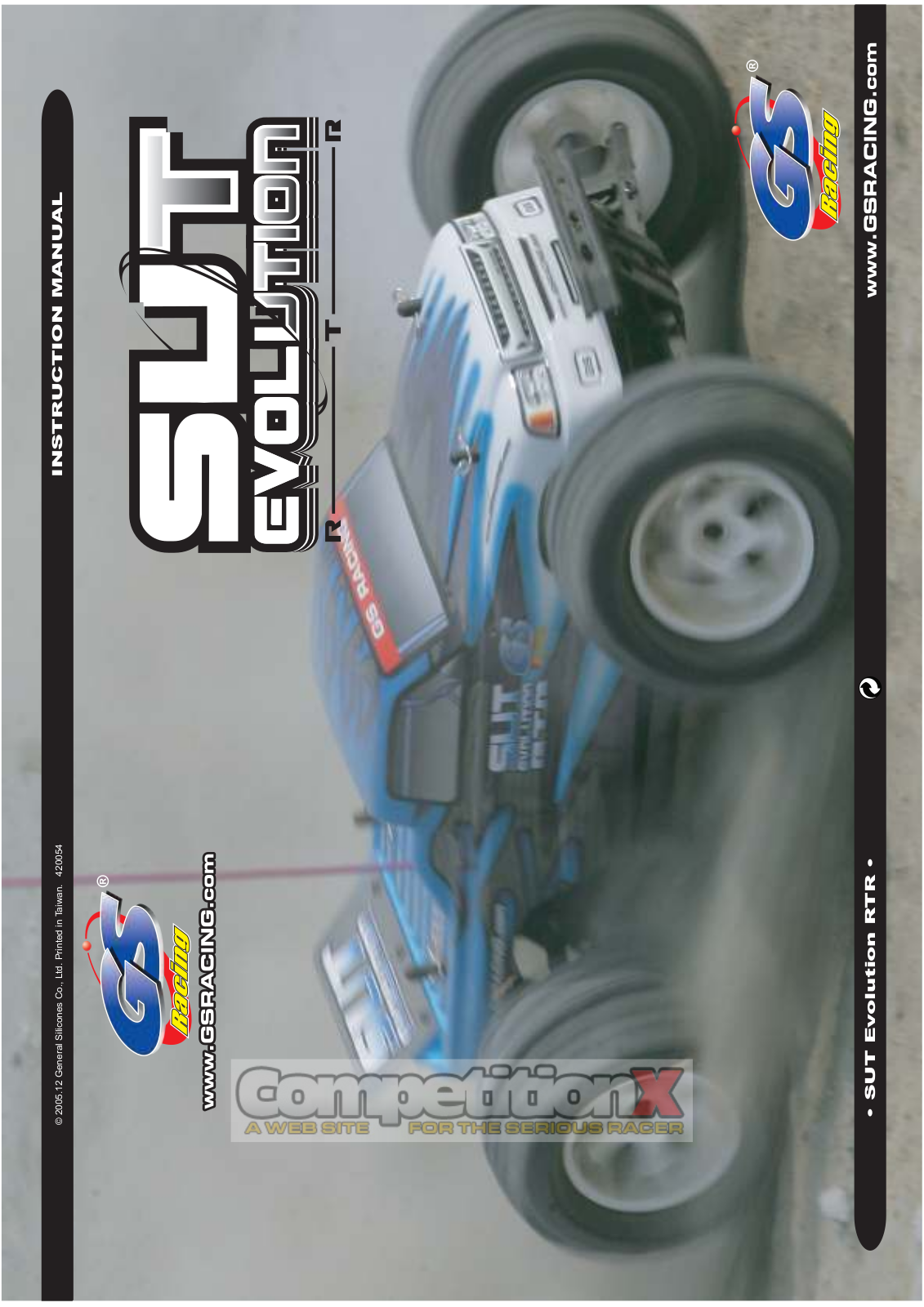 GS Racing Sut Evolution RTR Instruction Manual