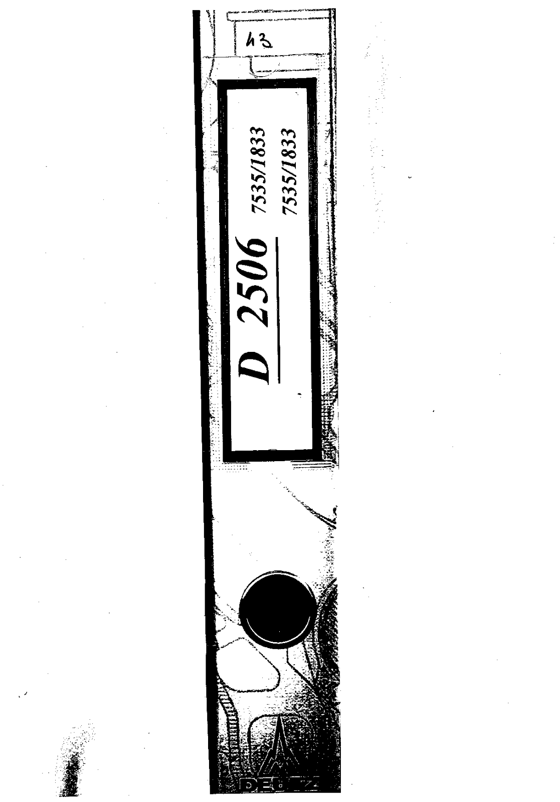 Deutz D2506 Service manual