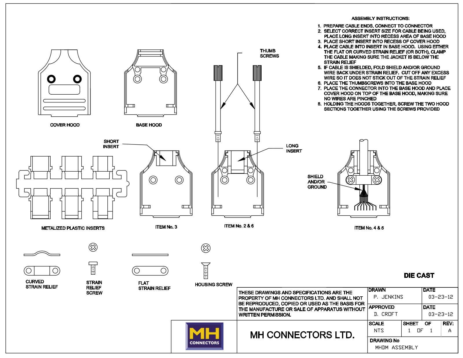 MH Connectors MHDM Assembly - ManualMachine.com