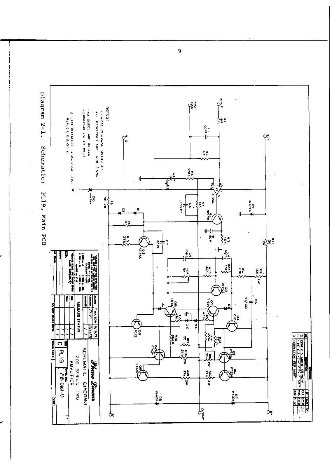 Phase Linear 200 Mk2 Schematic