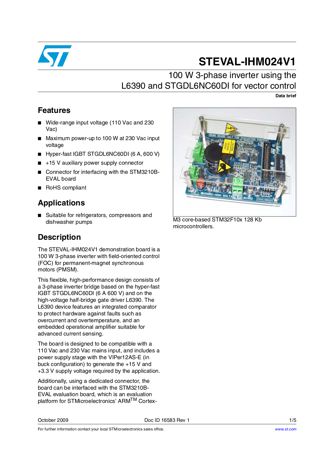 ST IHM024V1 User Manual