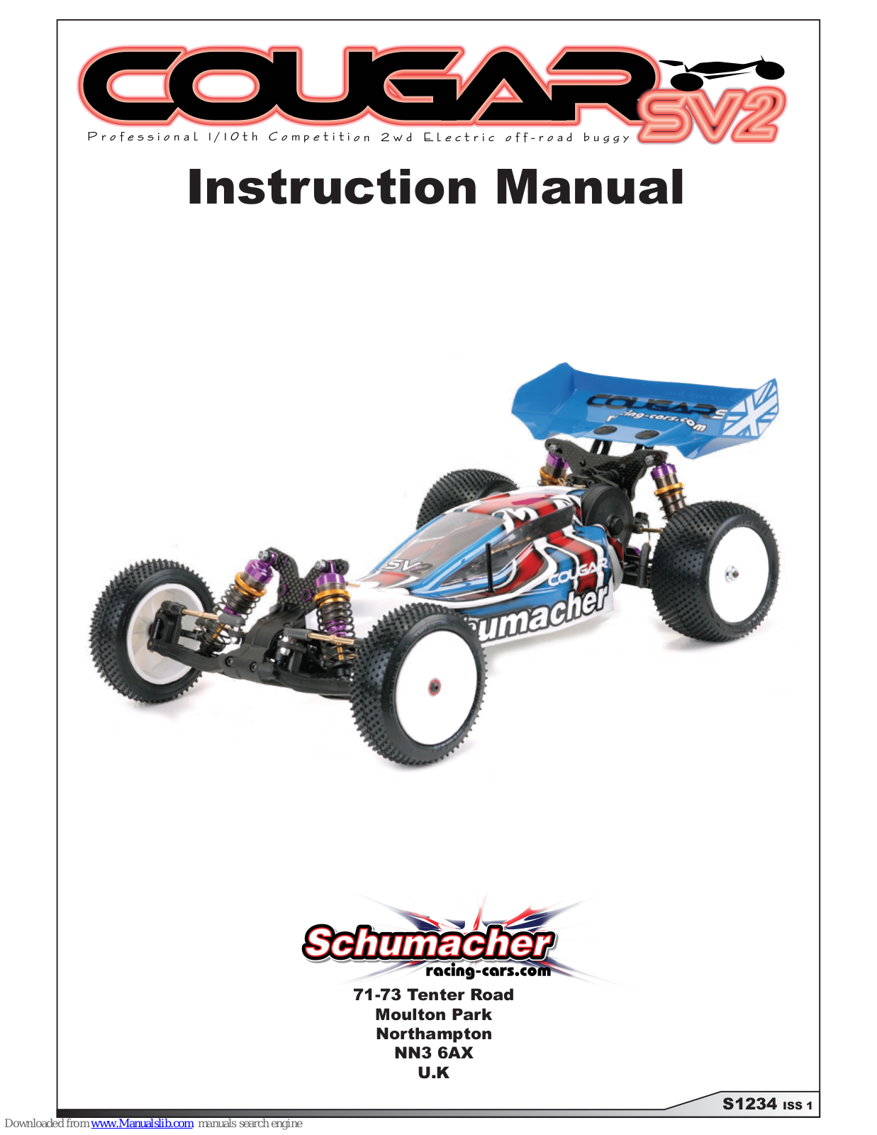 Schumacher COUGAR SV2 Instruction Manual