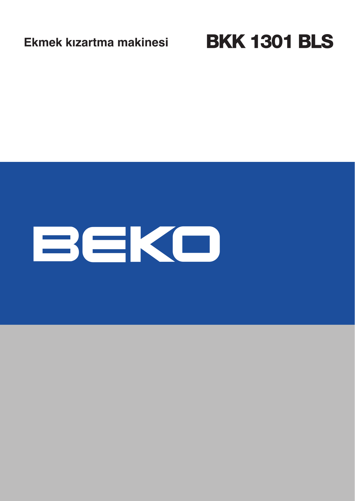 Beko BKK 1301 BLS User Manual