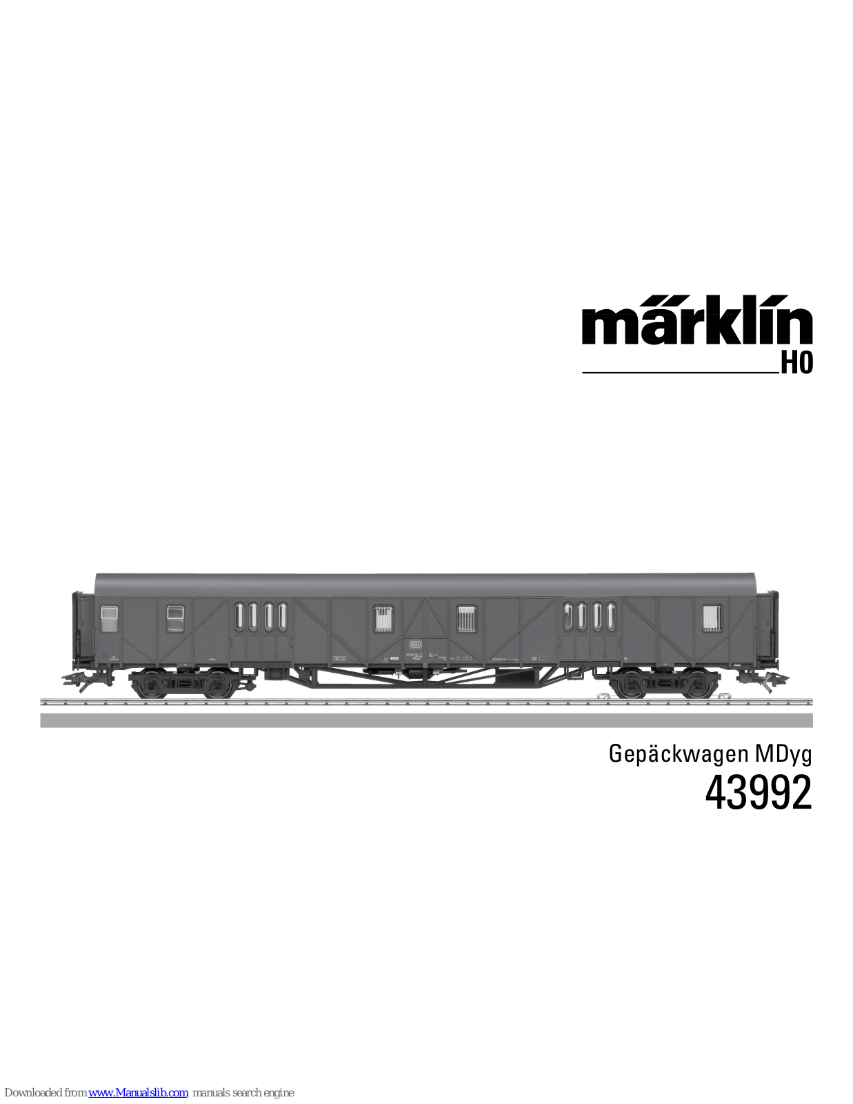 marklin 43992 User Manual - ManualMachine.com