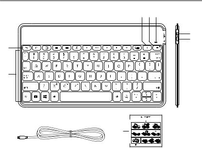Logitech Keys-To-Go Ultra-portable keyboard Setup Guide