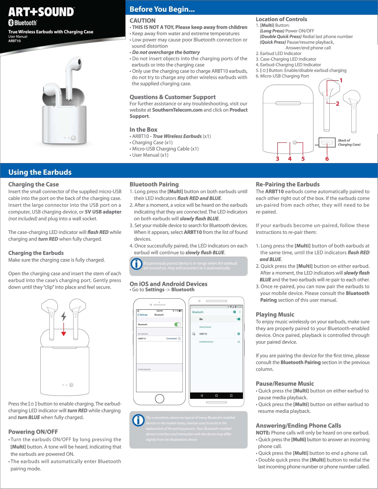 Art Sound ARBT10 User Manual