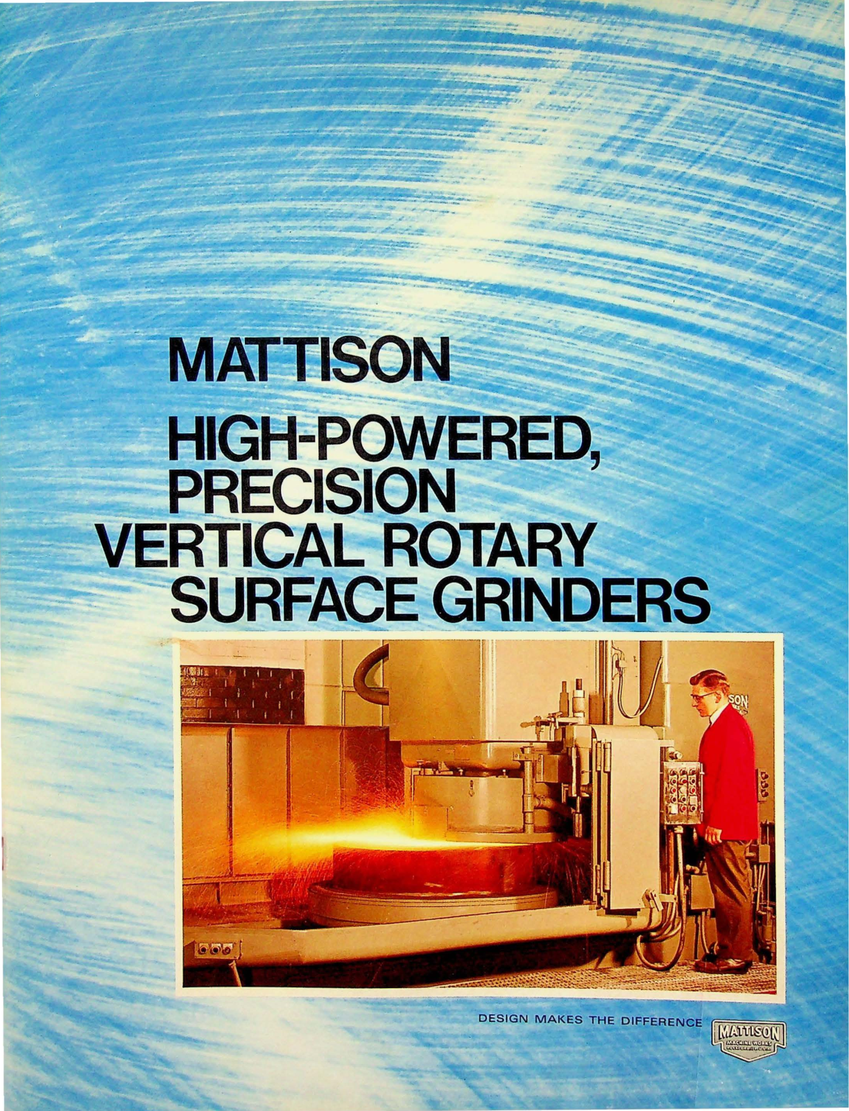 Mattison Machine Works High Powered Vertical Rotary Surface Grinders Grinder - ManualMachine.com