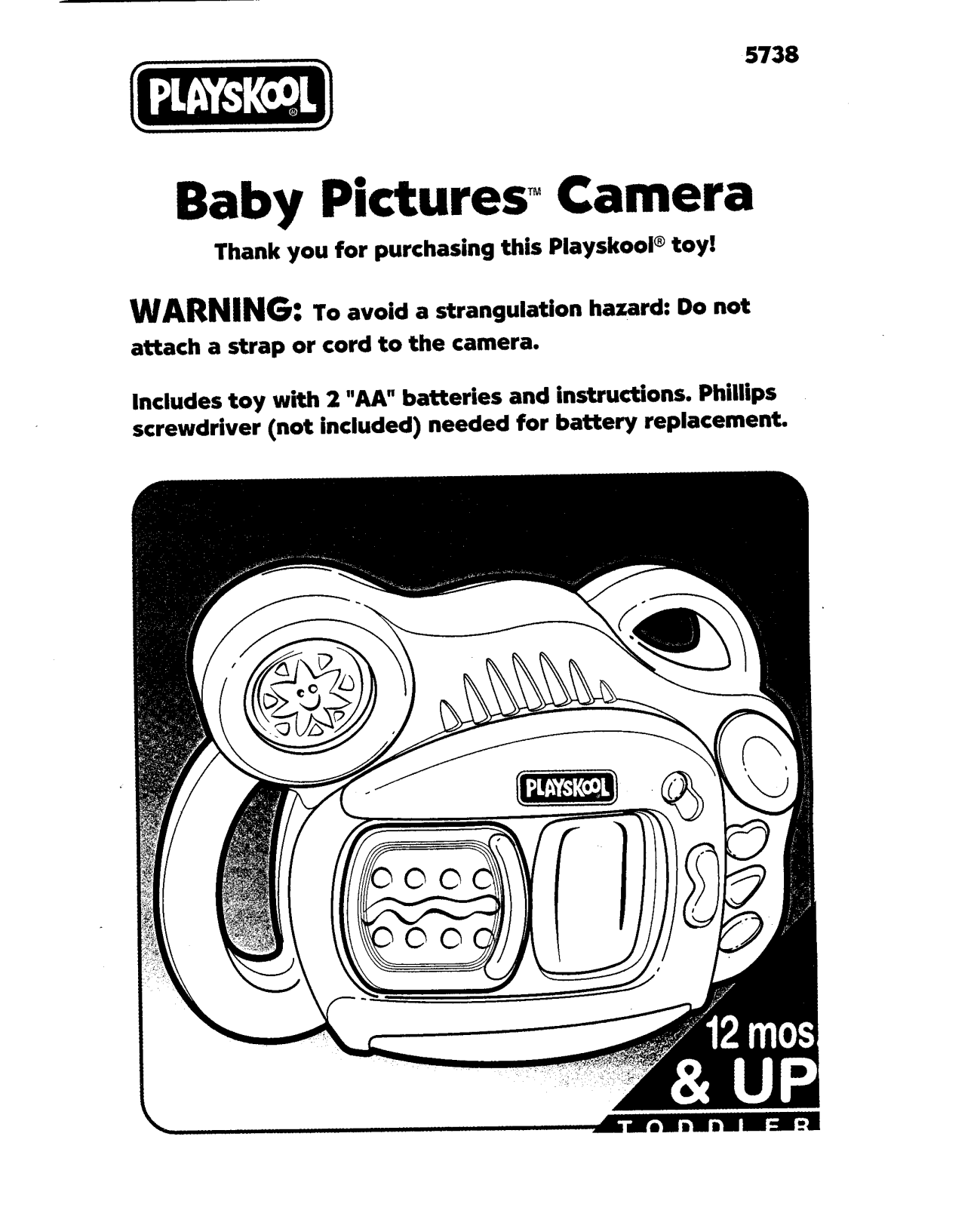 HASBRO Baby Pictures Camera User Manual