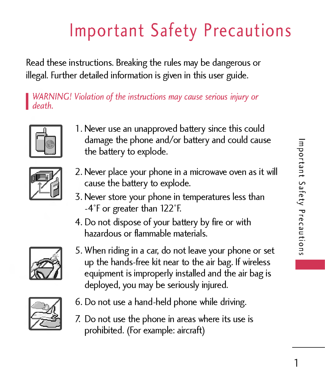 LG LGCX570 User Manual