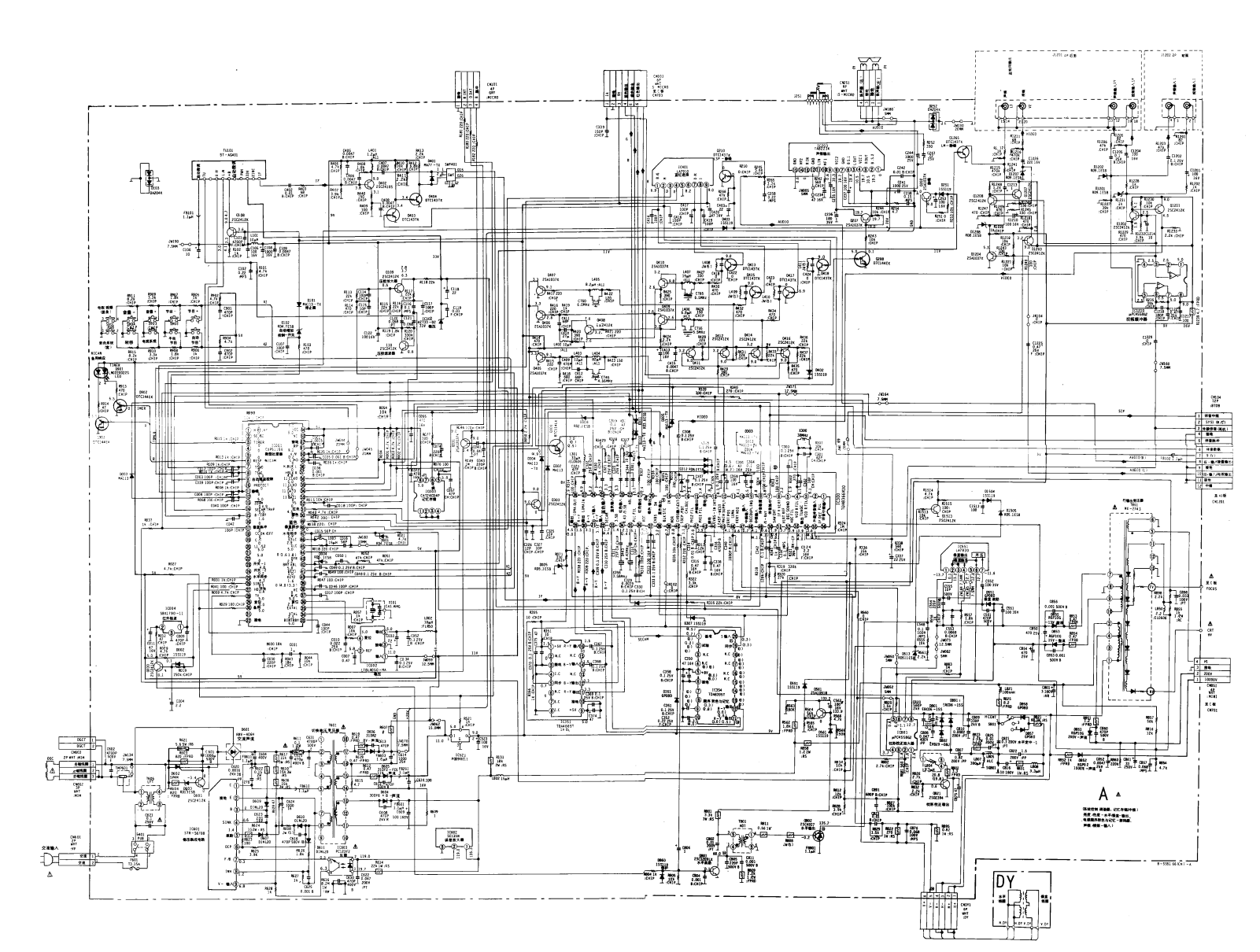 Sony KV-G25T1 Schematic