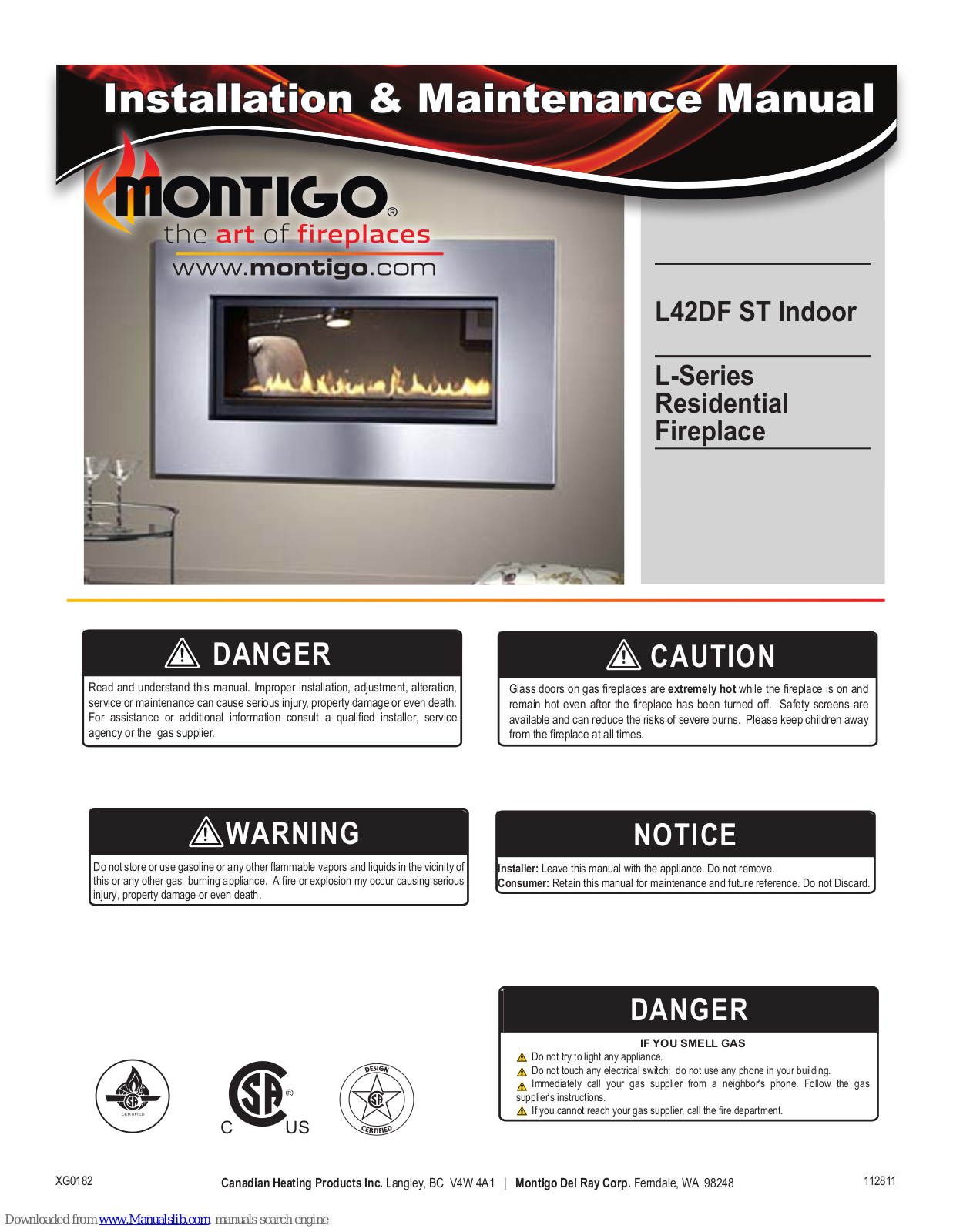 Montigo L42DF ST Indoor Maintance Manual