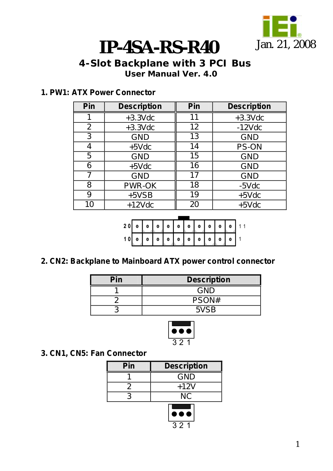 IEI Integration IP-4SA-RS User Manual