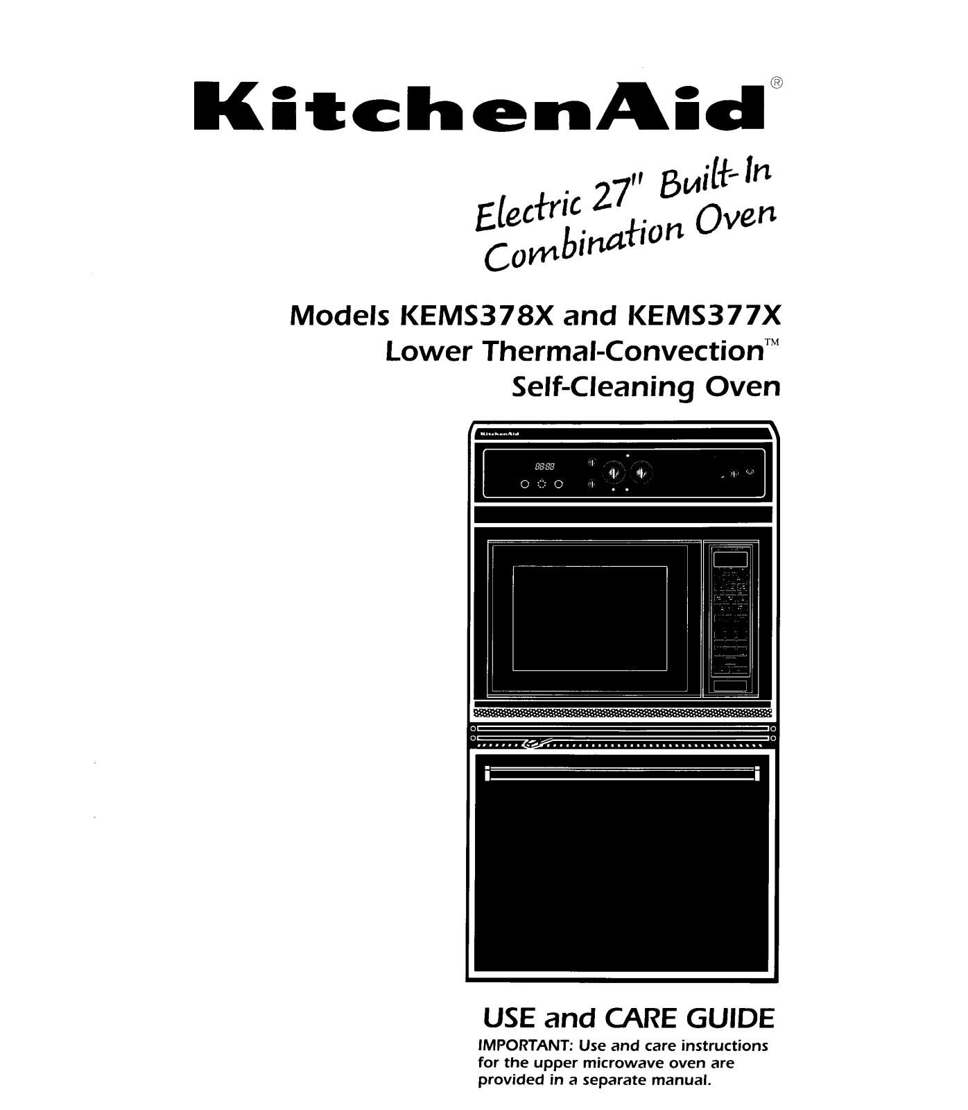 KitchenAid KEMS378X, KEMS377X Owner's Manual