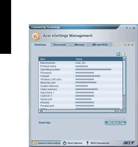 Acer 5100, 3100, 5110 User Manual