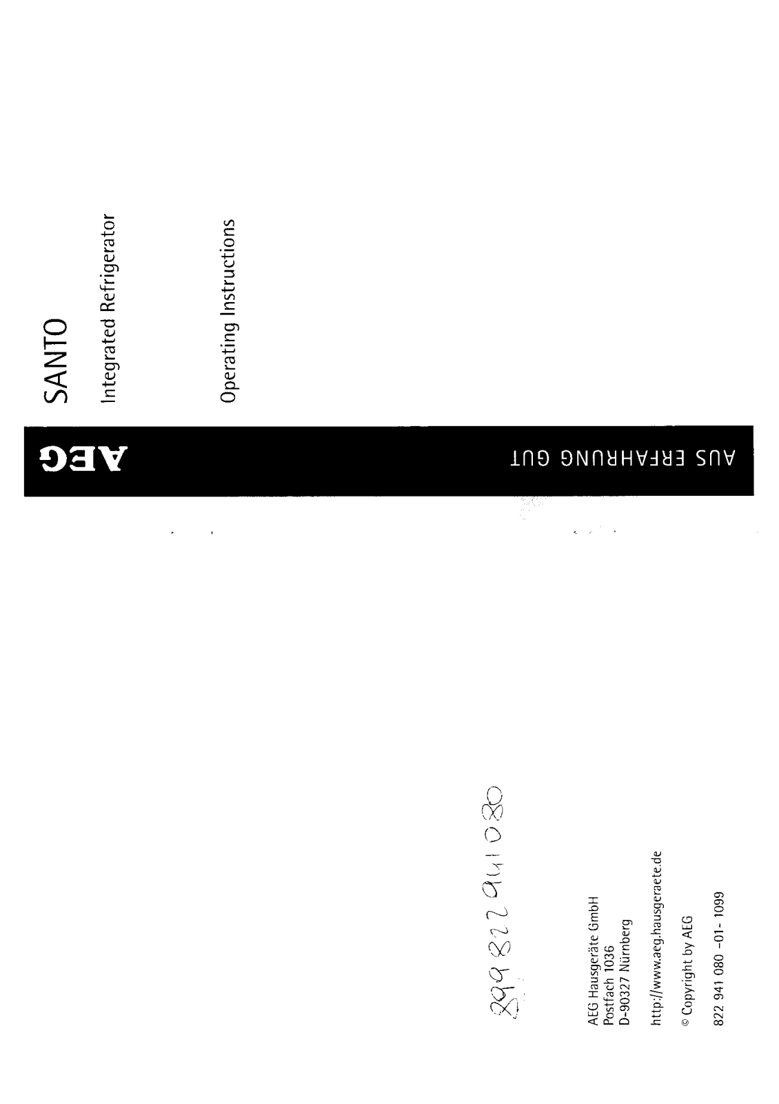 AEG-Electrolux S1744-6I, SK48800I User Manual