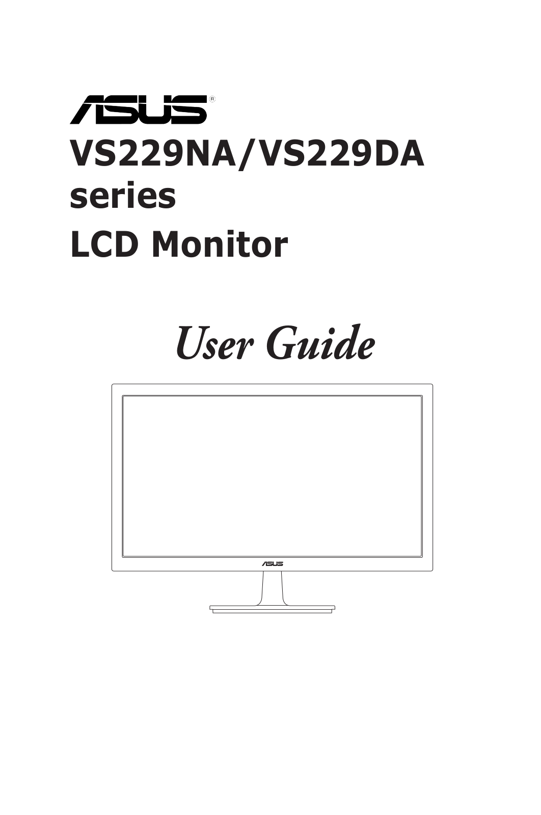 Asus VS229NA  series, VS229DA series User manual