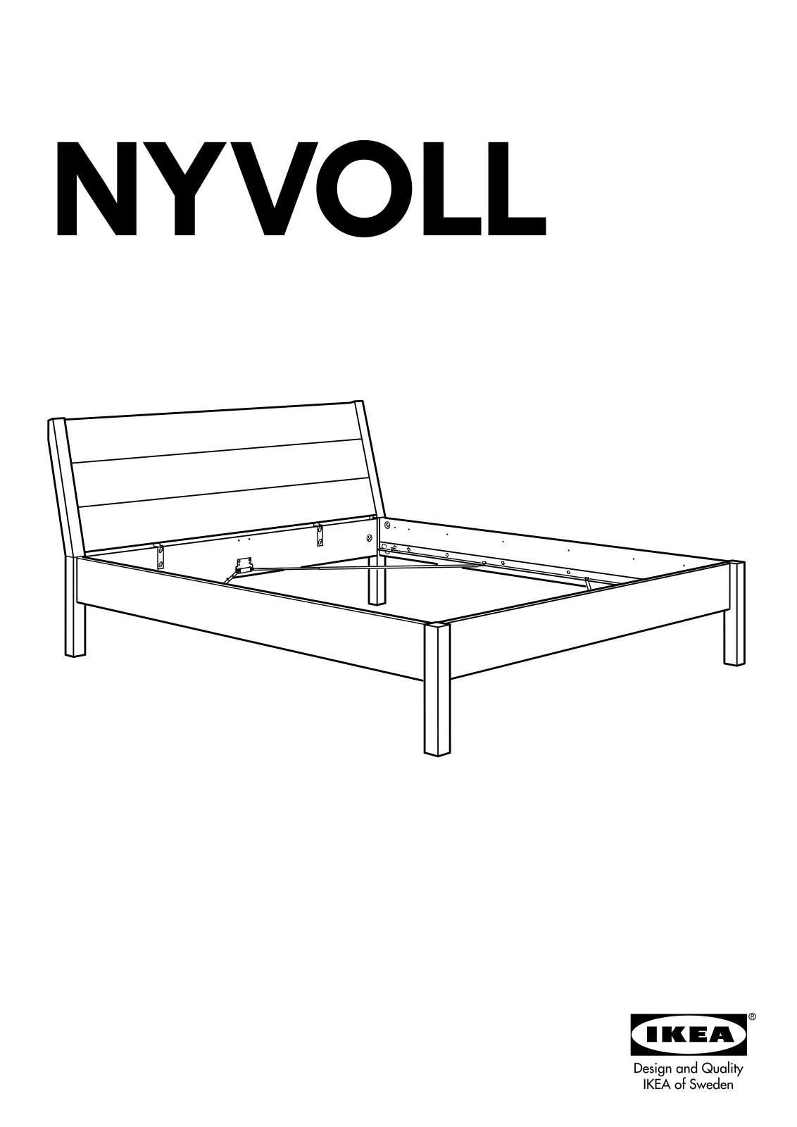 IKEA NYVOLL BETTGESTELL User Manual