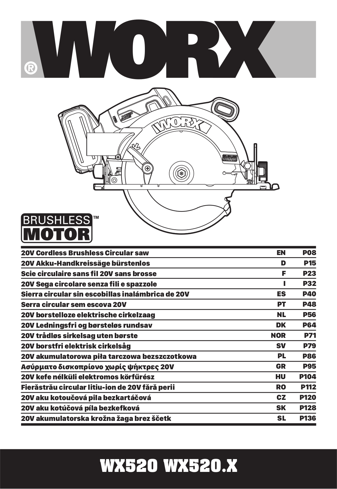 WORX WX520.9 User guide - ManualMachine.com
