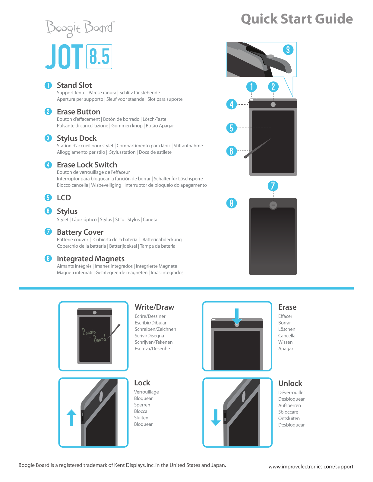 Boogie Board Jot 8,5 User Manual - ManualMachine.com