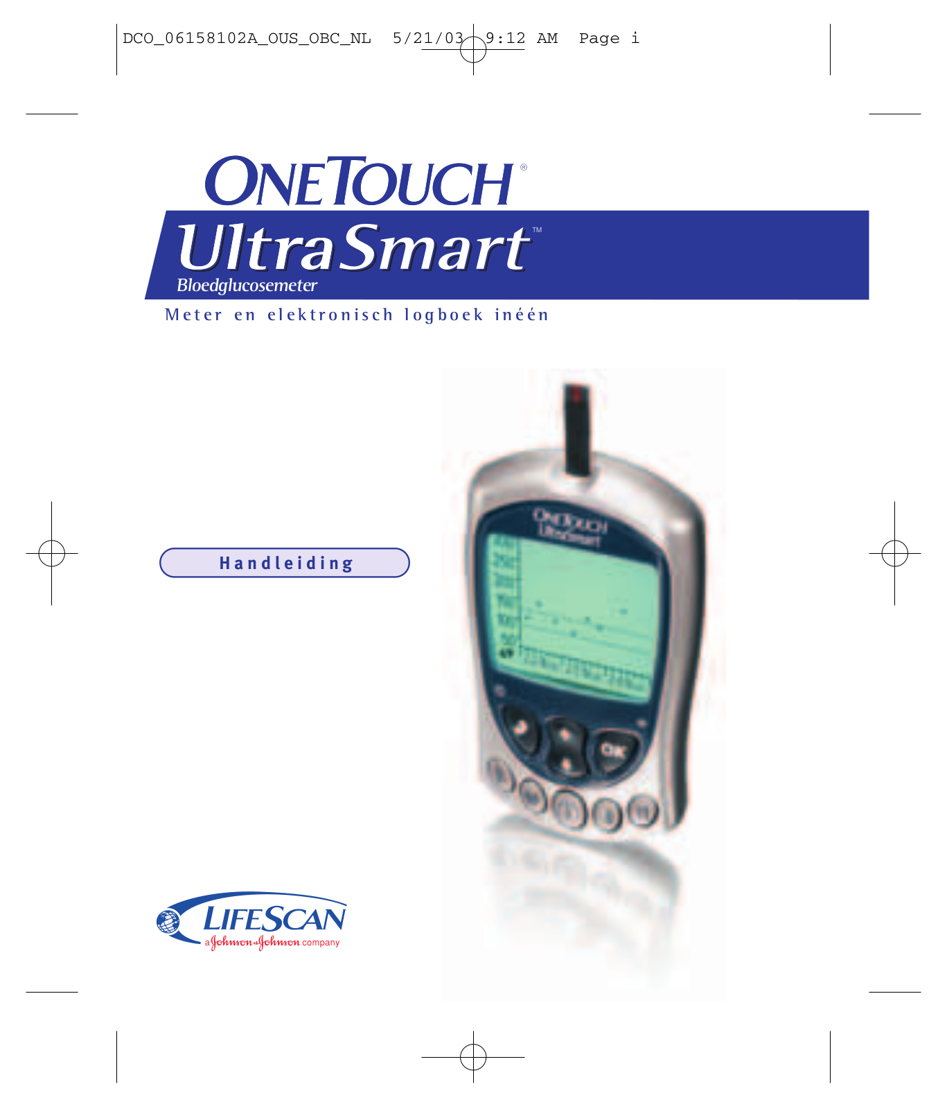 Lifescan ONETOUCH ULTRASMART User Manual