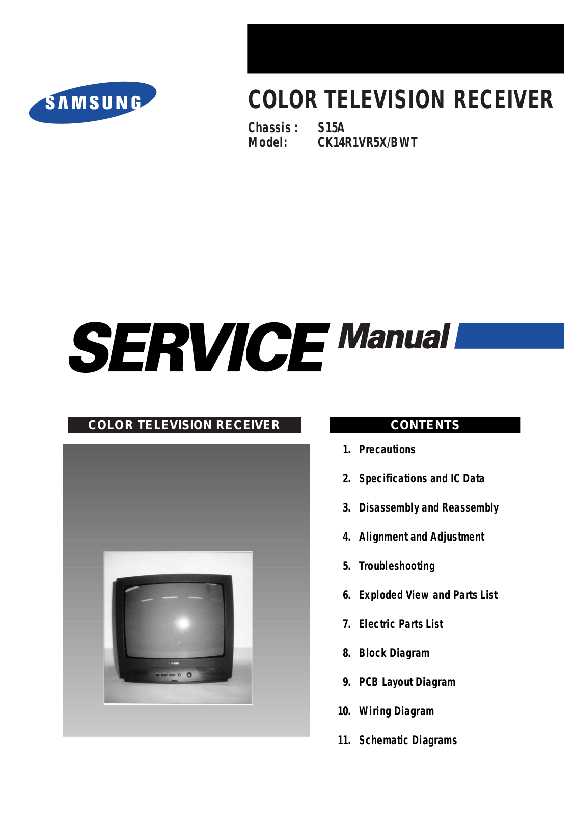 SAMSUNG CK14R1VR5X Service Manual