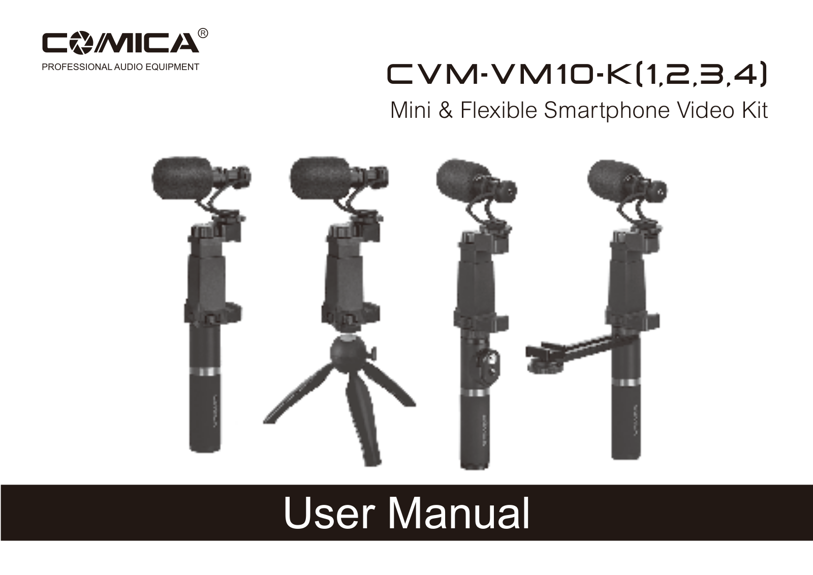 Comica CVM-VM10-K3, CVM-VM10-K2, CVM-VM10-K1, CVM-VM10-K4 User Manual